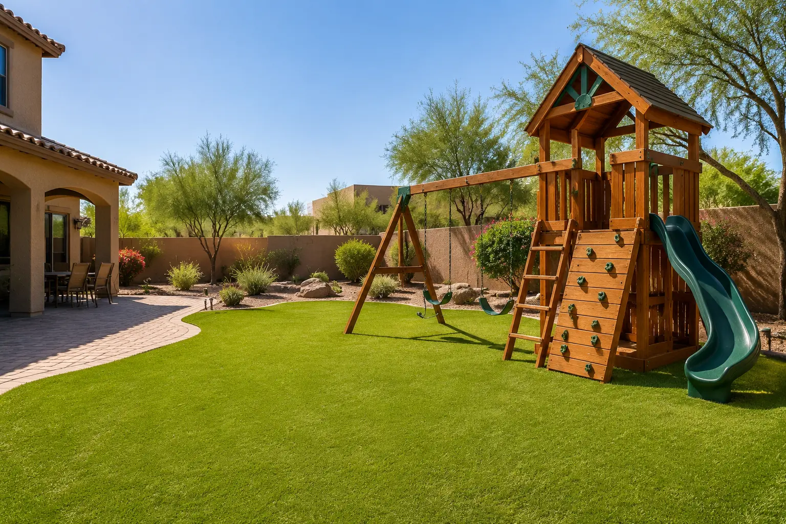Professional playset assembly service in Phoenix, AZ