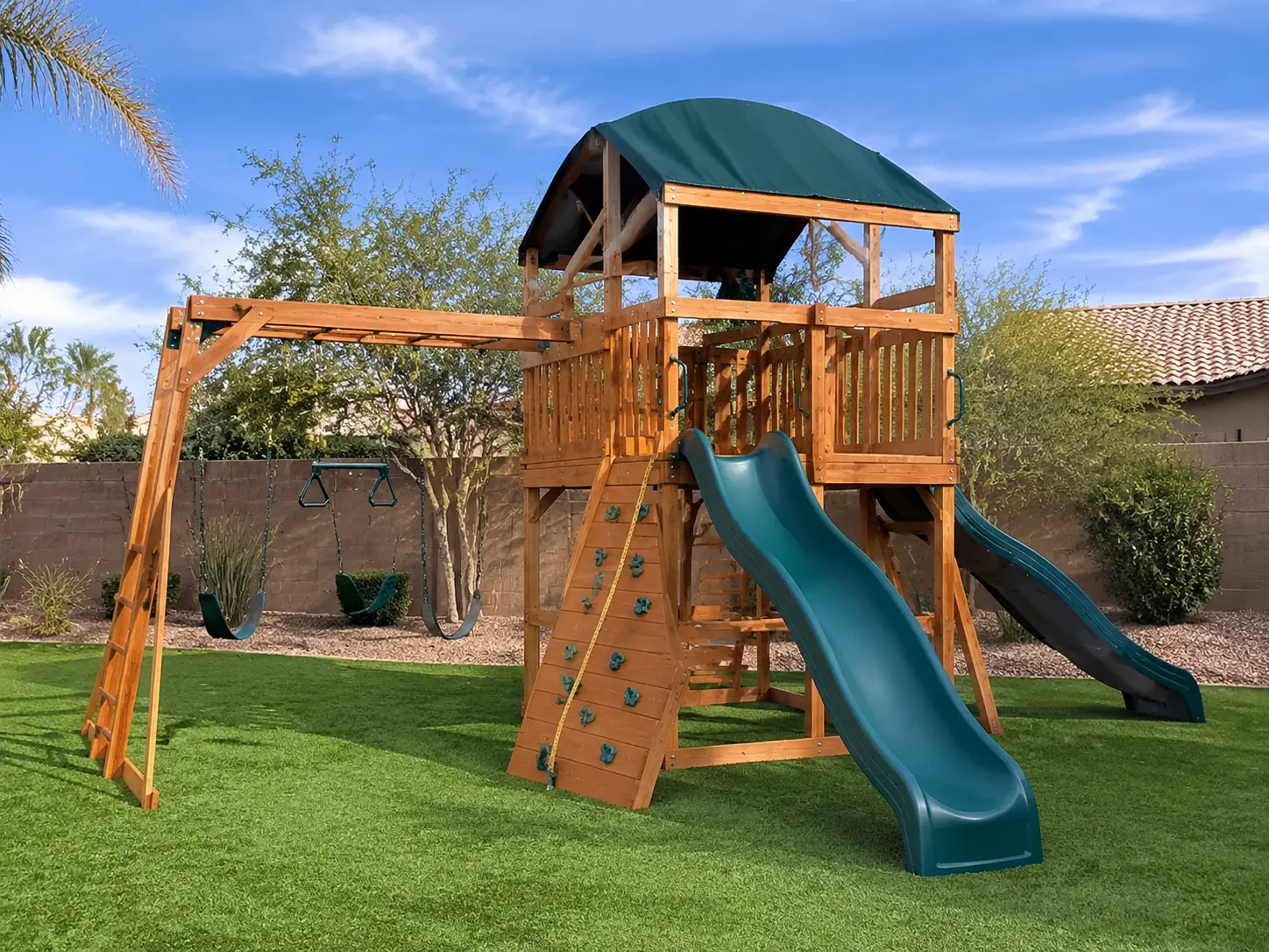 Playset assembly project in Phoenix